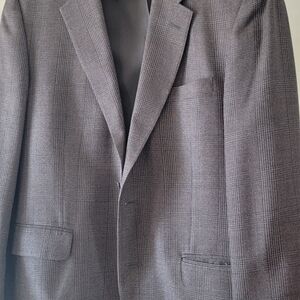 Jos. A. Bank Charcoal Plaid Blazer